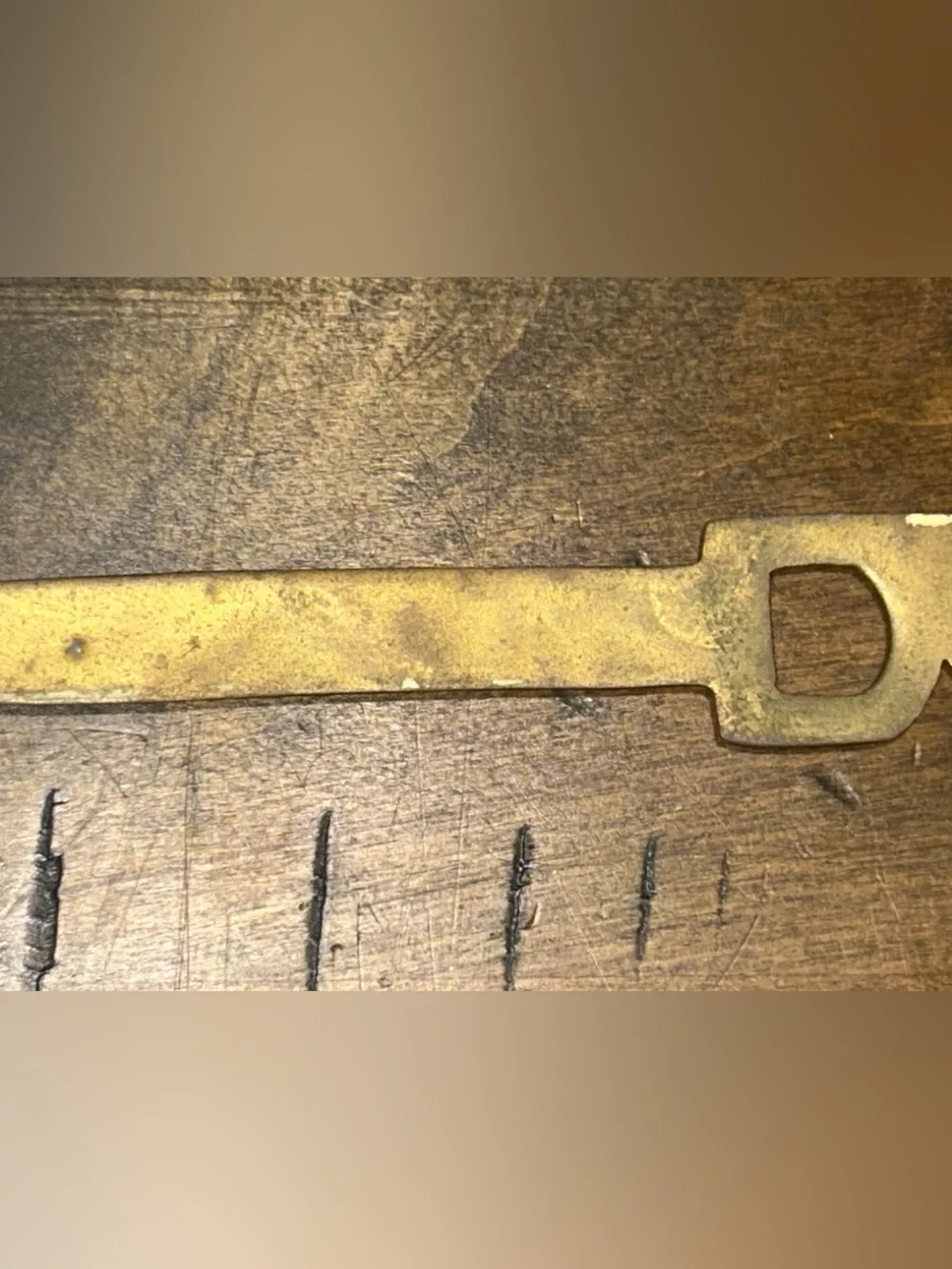 DAD Brass Letter Opener - Vintage Fathers Tool GUC